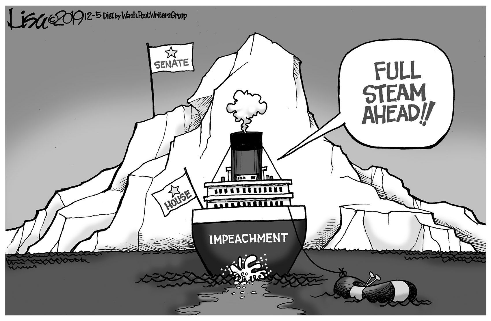Lisa Benson cartoon for Dec. 6, 2019